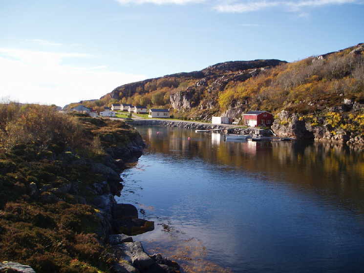 Blick zum Camp vom Nordfjord